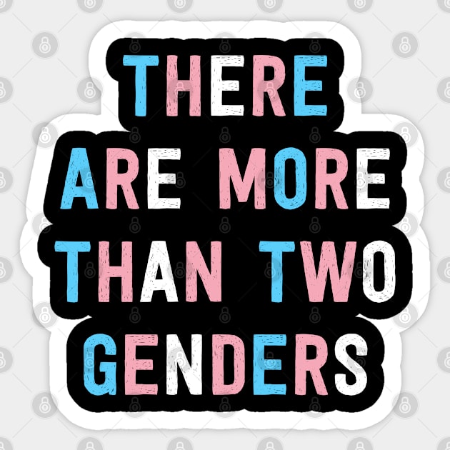 There Are More Than 2 Genders Sticker by deadright